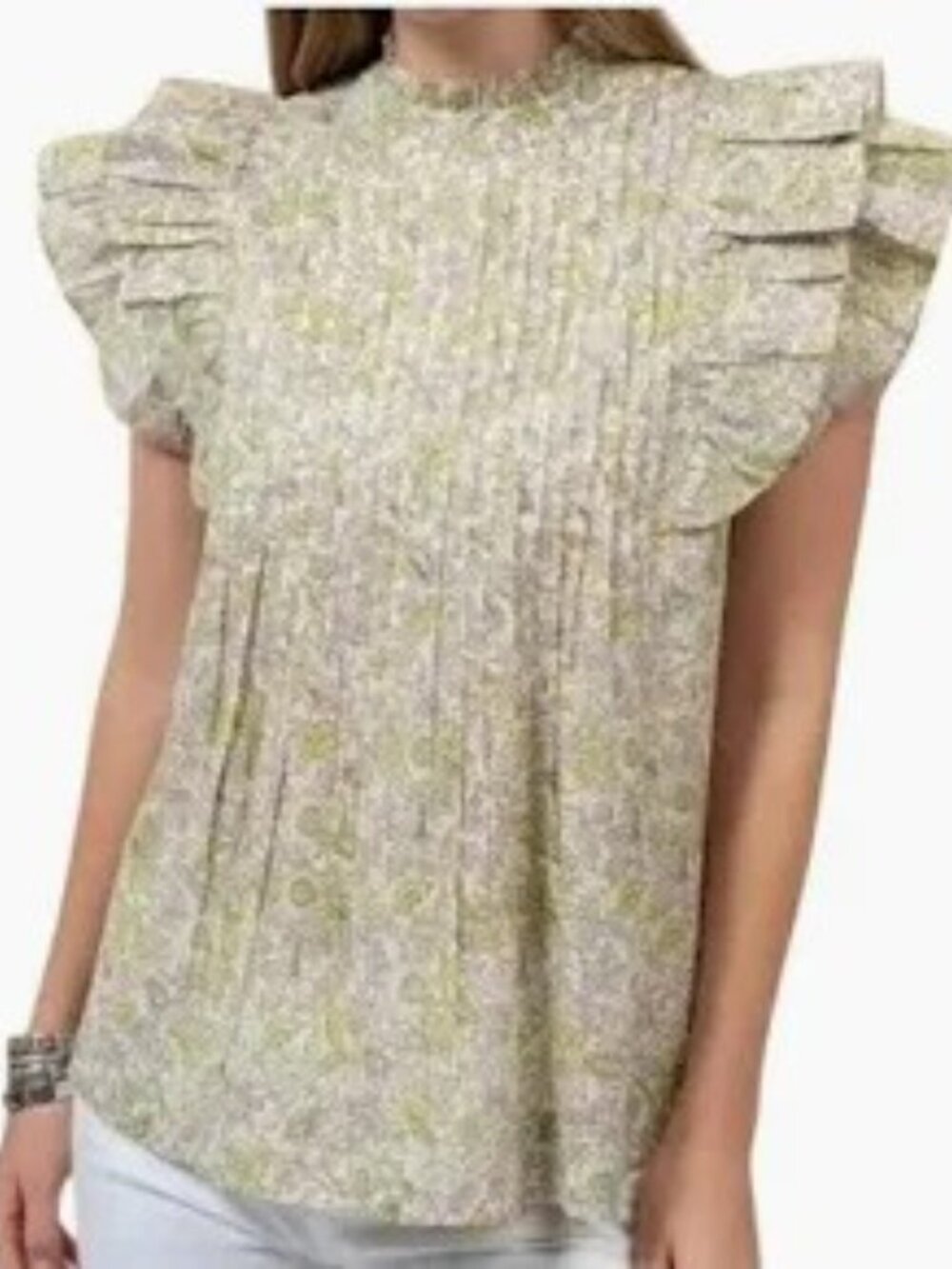 House of Harlow Floral Ruffle women’s Top